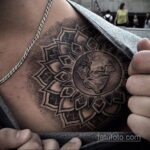 Фото рисунка тату мандала 22.11.2020 №459 -Mandala tattoo- tatufoto.com