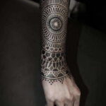 Фото рисунка тату мандала 22.11.2020 №567 -Mandala tattoo- tatufoto.com