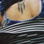Фото рисунка тату с ловцом снов 22.11.2020 №203 -Dreamcatcher tattoo- tatufoto.com