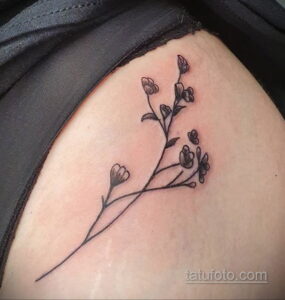 Фото татуировки в паху 11.11.2020 №031 -groin tattoo- tatufoto.com