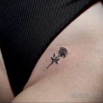 Фото татуировки в паху 11.11.2020 №038 -groin tattoo- tatufoto.com