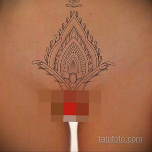 Фото татуировки в паху 11.11.2020 №042 -groin tattoo- tatufoto.com