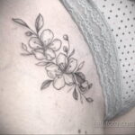 Фото татуировки в паху 11.11.2020 №059 -groin tattoo- tatufoto.com