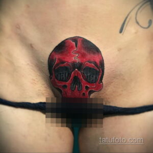 Фото татуировки в паху 11.11.2020 №072 -groin tattoo- tatufoto.com
