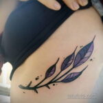 Фото татуировки на ребрах 11.11.2020 №059 -ribs tattoo- tatufoto.com