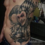 Фото татуировки на ребрах 11.11.2020 №071 -ribs tattoo- tatufoto.com