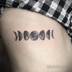 Фото татуировки на ребрах 11.11.2020 №072 -ribs tattoo- tatufoto.com