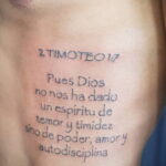 Фото татуировки на ребрах 11.11.2020 №087 -ribs tattoo- tatufoto.com