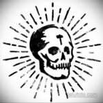 Эскиз для тату в стиле Хендпоук 26.11.2020 №088 -sketch handpoke tattoo- tatufoto.com