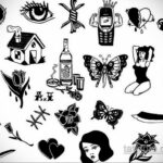 Эскиз для тату в стиле Хендпоук 26.11.2020 №257 -sketch handpoke tattoo- tatufoto.com
