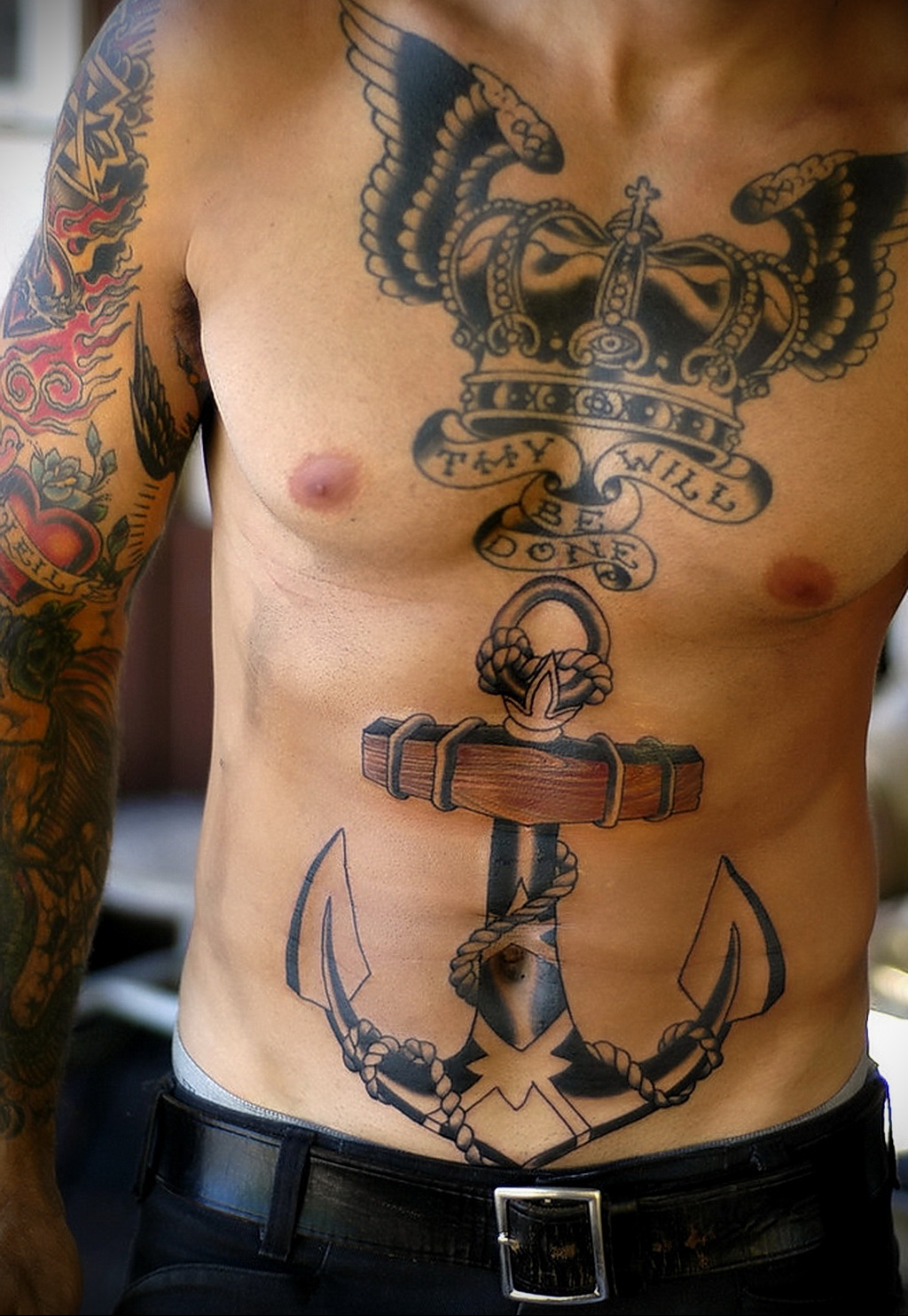 Пример мужского рисунка татуировки 14.12.2020 № 050 -male tattoo- tatufoto....