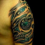 Пример 3Д рисунка татуировки 14.12.2020 №183 -3d tattoo- tatufoto.com