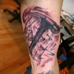 Пример 3Д рисунка татуировки 14.12.2020 №267 -3d tattoo- tatufoto.com