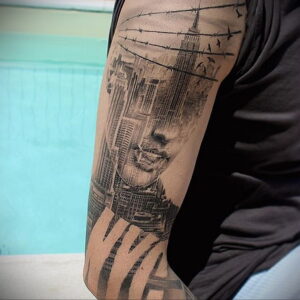Пример 3Д рисунка татуировки 14.12.2020 №272 -3d tattoo- tatufoto.com
