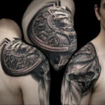 Пример 3Д рисунка татуировки 14.12.2020 №526 -3d tattoo- tatufoto.com