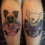 Пример Татуировки Чихуахуа 16.12.2020 №007 -Chihuahua Tattoo- tatufoto.com