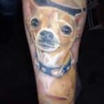 Пример Татуировки Чихуахуа 16.12.2020 №009 -Chihuahua Tattoo- tatufoto.com