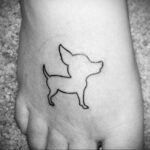 Пример Татуировки Чихуахуа 16.12.2020 №025 -Chihuahua Tattoo- tatufoto.com