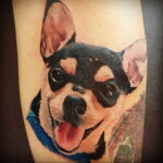 Пример Татуировки Чихуахуа 16.12.2020 №030 -Chihuahua Tattoo- tatufoto.com