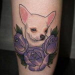 Пример Татуировки Чихуахуа 16.12.2020 №040 -Chihuahua Tattoo- tatufoto.com