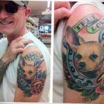 Пример Татуировки Чихуахуа 16.12.2020 №048 -Chihuahua Tattoo- tatufoto.com