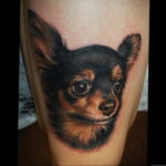 Пример Татуировки Чихуахуа 16.12.2020 №051 -Chihuahua Tattoo- tatufoto.com