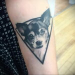 Пример Татуировки Чихуахуа 16.12.2020 №061 -Chihuahua Tattoo- tatufoto.com