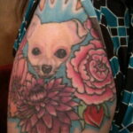 Пример Татуировки Чихуахуа 16.12.2020 №068 -Chihuahua Tattoo- tatufoto.com