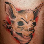 Пример Татуировки Чихуахуа 16.12.2020 №070 -Chihuahua Tattoo- tatufoto.com