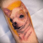 Пример Татуировки Чихуахуа 16.12.2020 №078 -Chihuahua Tattoo- tatufoto.com