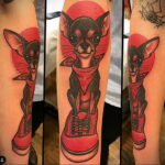 Пример Татуировки Чихуахуа 16.12.2020 №088 -Chihuahua Tattoo- tatufoto.com