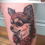 Пример Татуировки Чихуахуа 16.12.2020 №093 -Chihuahua Tattoo- tatufoto.com