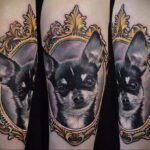 Пример Татуировки Чихуахуа 16.12.2020 №097 -Chihuahua Tattoo- tatufoto.com