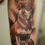 Пример Татуировки Чихуахуа 16.12.2020 №104 -Chihuahua Tattoo- tatufoto.com