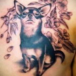 Пример Татуировки Чихуахуа 16.12.2020 №120 -Chihuahua Tattoo- tatufoto.com
