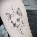 Пример Татуировки Чихуахуа 16.12.2020 №132 -Chihuahua Tattoo- tatufoto.com