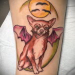 Пример Татуировки Чихуахуа 16.12.2020 №138 -Chihuahua Tattoo- tatufoto.com