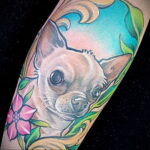 Пример Татуировки Чихуахуа 16.12.2020 №142 -Chihuahua Tattoo- tatufoto.com