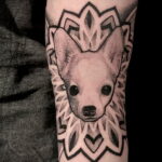 Пример Татуировки Чихуахуа 16.12.2020 №145 -Chihuahua Tattoo- tatufoto.com