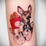 Пример Татуировки Чихуахуа 16.12.2020 №147 -Chihuahua Tattoo- tatufoto.com