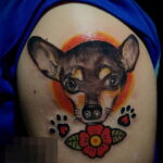 Пример Татуировки Чихуахуа 16.12.2020 №150 -Chihuahua Tattoo- tatufoto.com