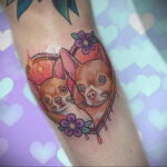 Пример Татуировки Чихуахуа 16.12.2020 №153 -Chihuahua Tattoo- tatufoto.com