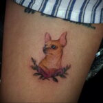 Пример Татуировки Чихуахуа 16.12.2020 №154 -Chihuahua Tattoo- tatufoto.com