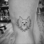 Пример Татуировки Чихуахуа 16.12.2020 №167 -Chihuahua Tattoo- tatufoto.com