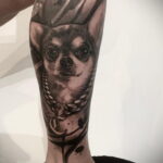 Пример Татуировки Чихуахуа 16.12.2020 №168 -Chihuahua Tattoo- tatufoto.com