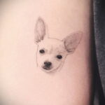 Пример Татуировки Чихуахуа 16.12.2020 №173 -Chihuahua Tattoo- tatufoto.com