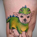 Пример Татуировки Чихуахуа 16.12.2020 №198 -Chihuahua Tattoo- tatufoto.com