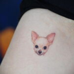 Пример Татуировки Чихуахуа 16.12.2020 №204 -Chihuahua Tattoo- tatufoto.com