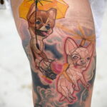 Пример Татуировки Чихуахуа 16.12.2020 №207 -Chihuahua Tattoo- tatufoto.com
