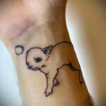 Пример Татуировки Чихуахуа 16.12.2020 №210 -Chihuahua Tattoo- tatufoto.com